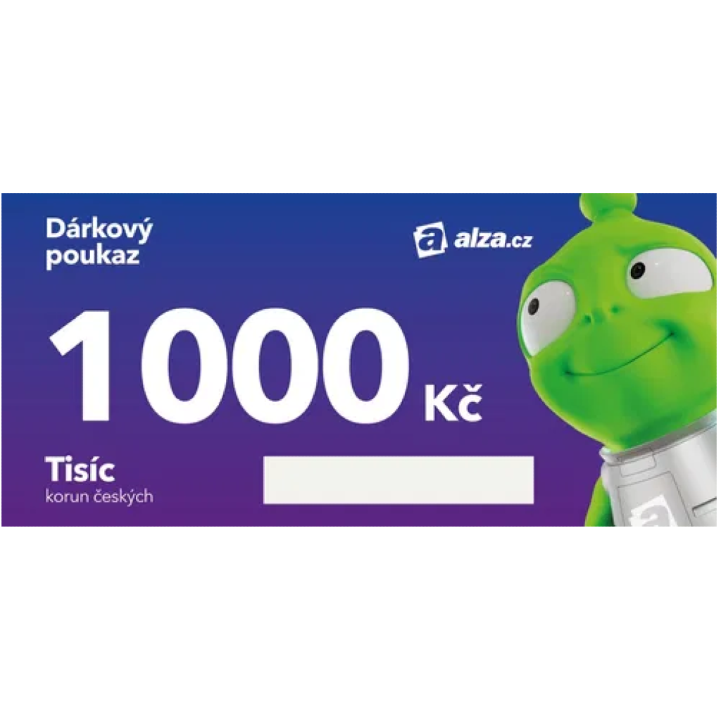 Obrázek odměny Dárkový poukaz ALZA 1000 Kč