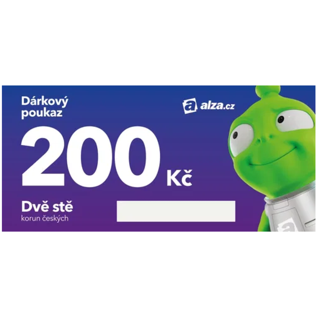 Obrázek odměny Dárkový poukaz ALZA 200 Kč